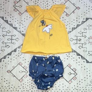 Mayoral Bee and floral short set